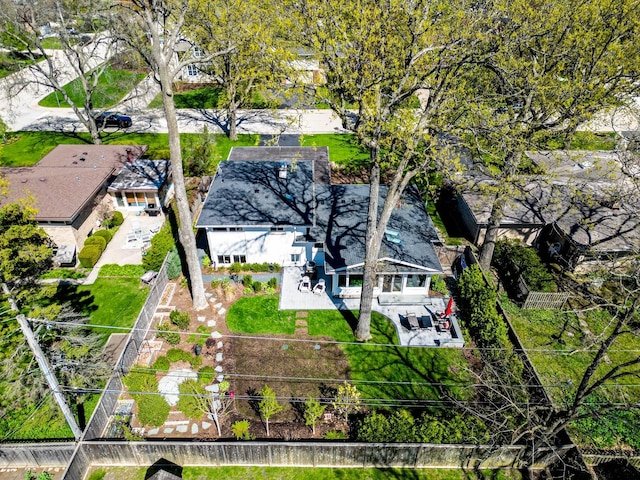 1232 Blackthorn Ln, Deerfield, IL 60015 - aerial view of property and surrounding area