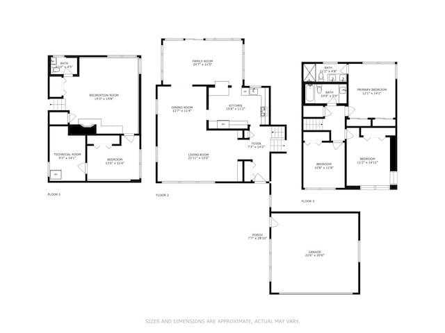 1232 Blackthorn Ln, Deerfield, IL 60015 - floor plan / room layout