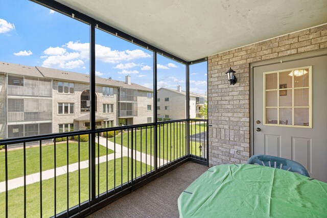 13935 Le Claire Ave Unit 306, Crestwood, IL 60418 - view of sunroom