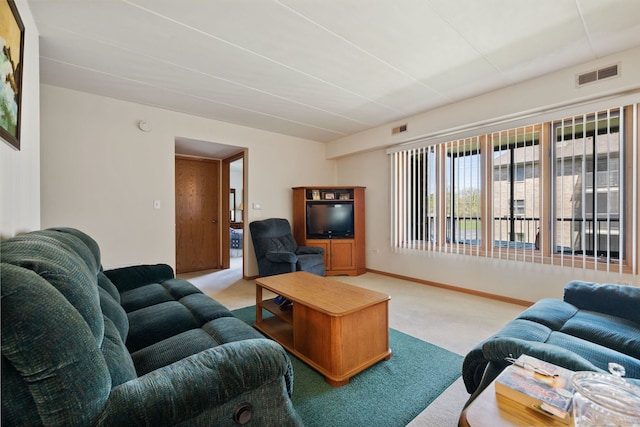 13935 Le Claire Ave Unit 306, Crestwood, IL 60418 - living room featuring light colored carpet