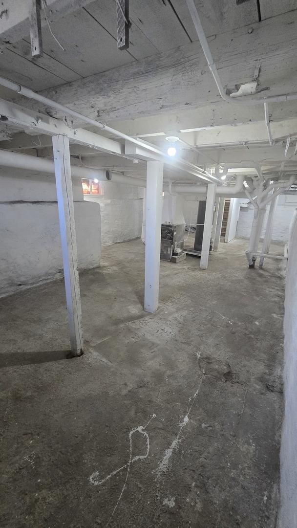 301 N W Ave, Kankakee, IL 60901 - view of unfinished basement