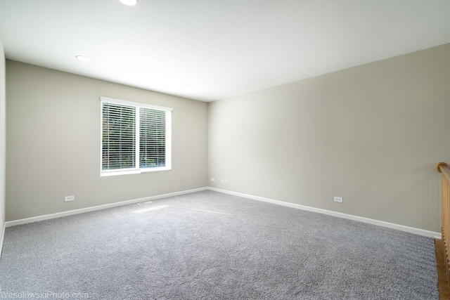 434 Locksley Dr, Streamwood, IL 60107 - spare room with recessed lighting, baseboards, and carpet floors