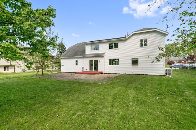 3618 Ronald Rd, Crete, IL 60417 - back of property featuring a lawn