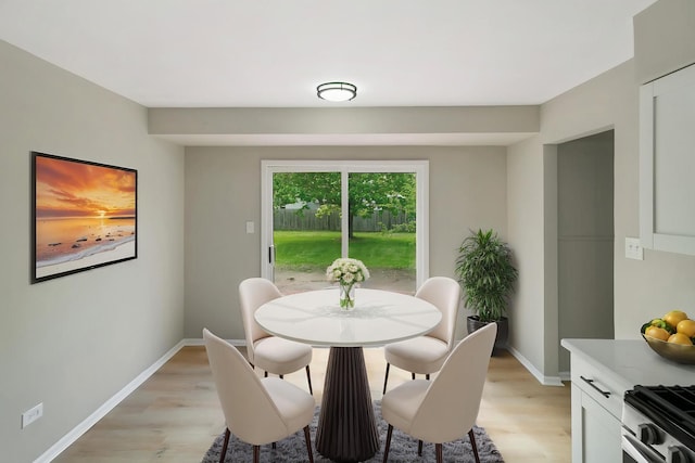 3618 Ronald Rd, Crete, IL 60417 - dining room featuring light wood-style floors and baseboards