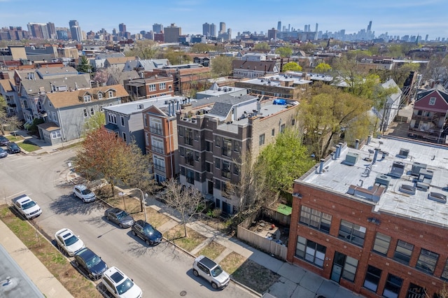 drone / aerial view of a view of skyline