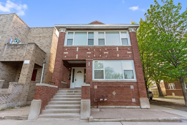 multi unit property with brick siding