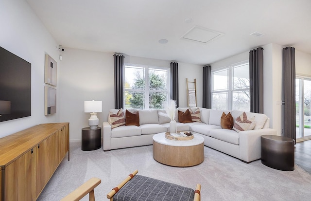 109 N Van Nortwick Ave, Batavia, IL 60510 - living area featuring light carpet and plenty of natural light