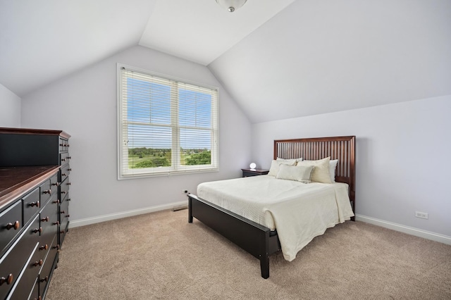2056 Valor Ct, Glenview, IL 60026 - carpeted bedroom featuring vaulted ceiling and baseboards