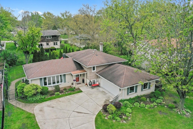 7513 Rohrer Dr, Downers Grove, IL 60516 - bird's eye view