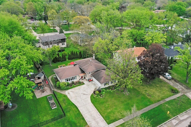 7513 Rohrer Dr, Downers Grove, IL 60516 - aerial view