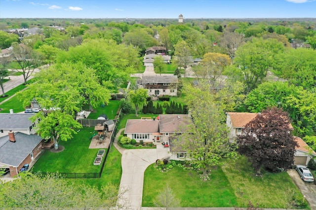 7513 Rohrer Dr, Downers Grove, IL 60516 - drone / aerial view with a residential view