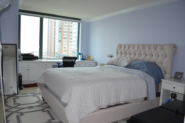 440 N Mcclurg Ct Unit 1017, Chicago, IL 60611 - bedroom featuring crown molding