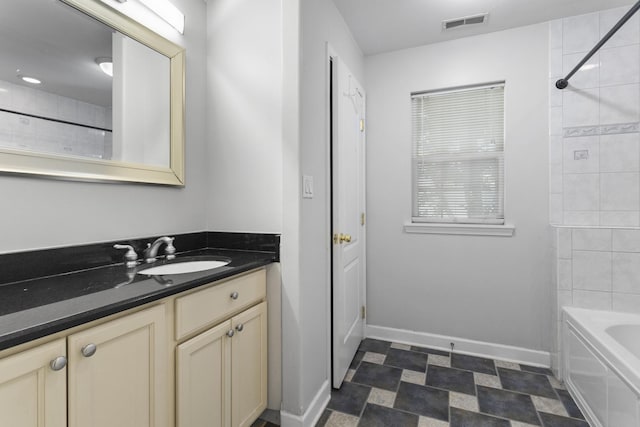 440 Delaware Cir, Bolingbrook, IL 60440 - bathroom featuring vanity and washtub / shower combination