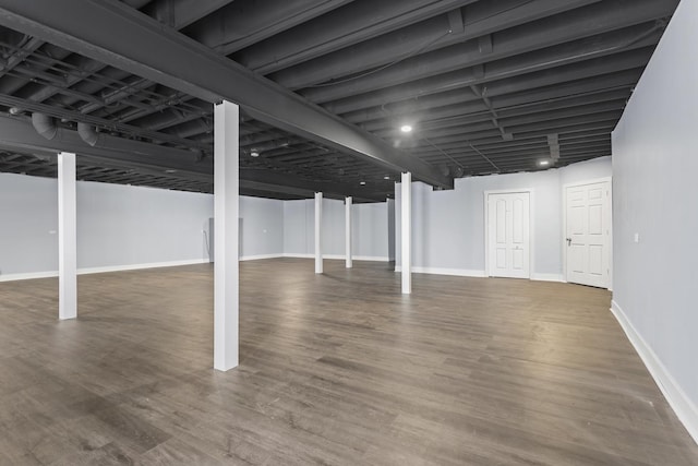 440 Delaware Cir, Bolingbrook, IL 60440 - finished basement with wood finished floors
