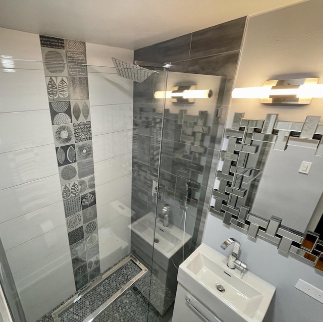 443 Indianwood Dr, Carol Stream, IL 60188 - full bath with a stall shower and vanity