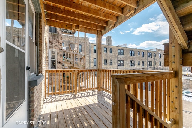 view of deck