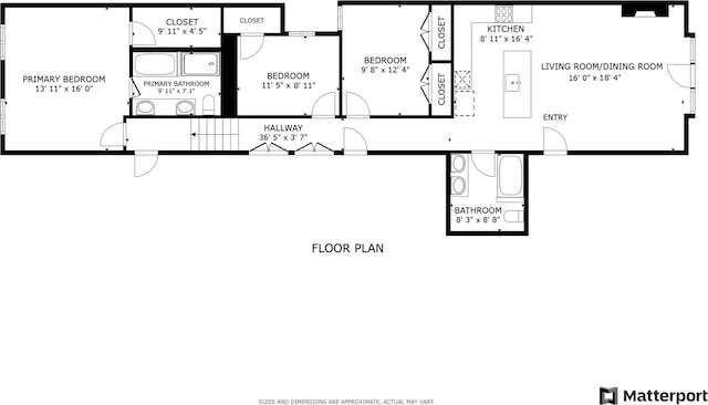 3940 N Ashland Ave Unit 2N, Chicago, IL 60613 - room layout