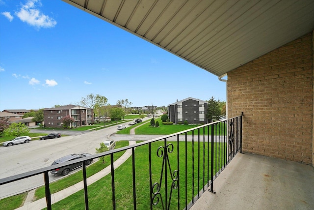 9960 Franchesca Ct Unit 3A, Orland Park, IL 60462 - balcony with a residential view