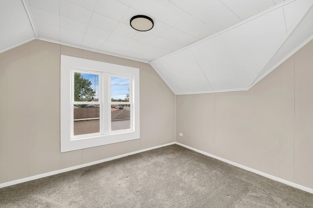 622 E Joliet St, Ottawa, IL 61350 - bonus room featuring lofted ceiling, carpet floors, and baseboards