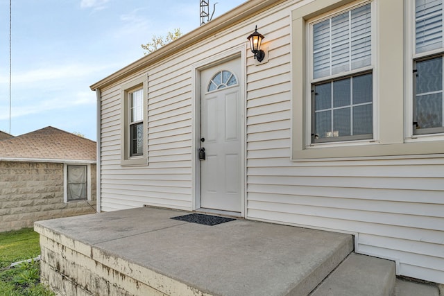 view of entrance to property