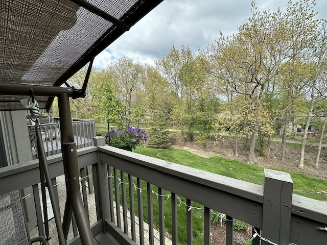 14609 Morningside Rd, Orland Park, IL 60462 - balcony with view of scattered trees