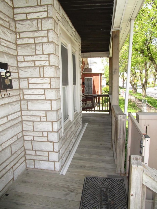 8742 S Racine Ave, Chicago, IL 60620 - view of side of property with covered porch and stone siding
