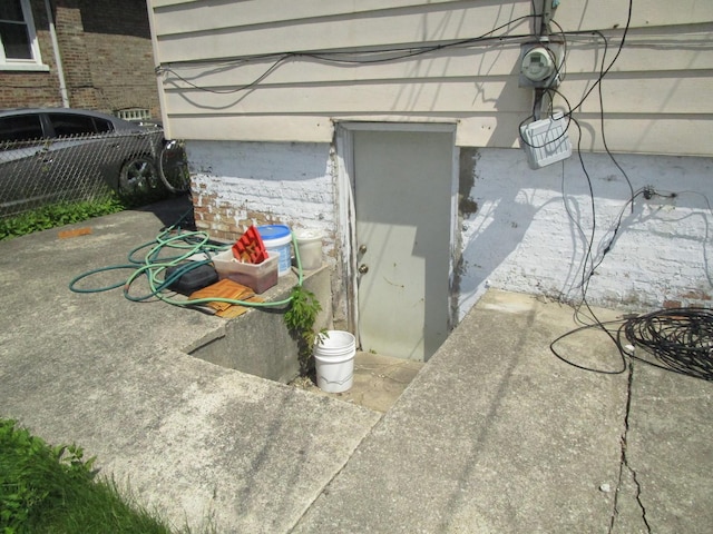 8742 S Racine Ave, Chicago, IL 60620 - exterior view of fence and electric meter