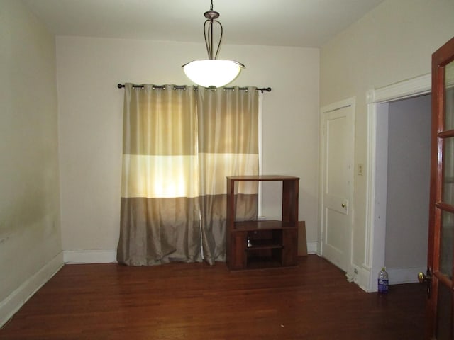 8742 S Racine Ave, Chicago, IL 60620 - unfurnished room with wood finished floors and baseboards