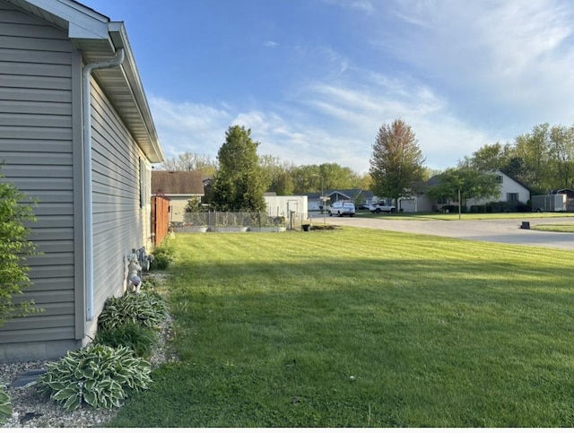 view of yard