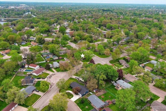16 Circle Dr E, Montgomery, IL 60538 - drone / aerial view featuring a residential view