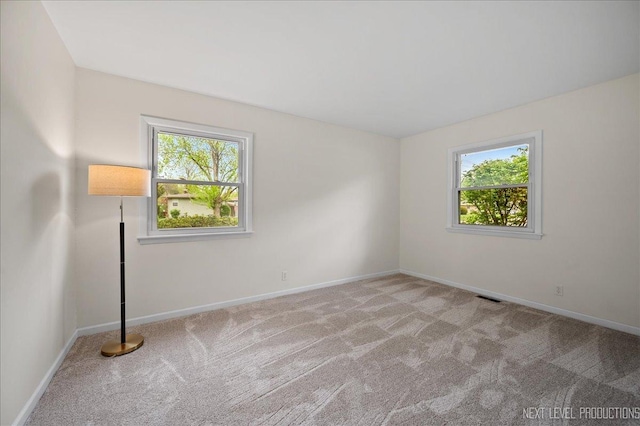 16 Circle Dr E, Montgomery, IL 60538 - carpeted spare room with baseboards, a wealth of natural light, and visible vents
