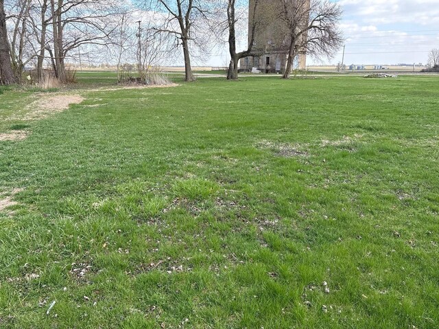 view of green lawn