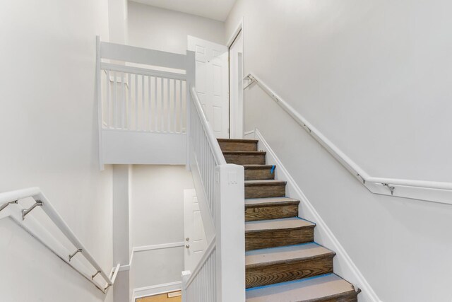 view of stairs