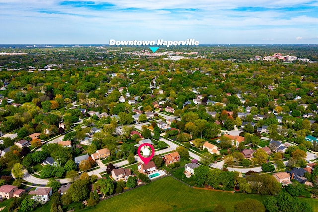 1352 Goldenrod Dr, Naperville, IL 60540 - aerial view of property and surrounding area