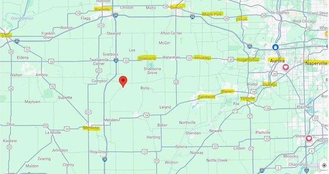 642 Angling Rd, Paw Paw, IL 61353 - map of property location