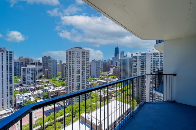 1560 N Sandburg Ter Unit 2506J, Chicago, IL 60610 - balcony with a view of skyline