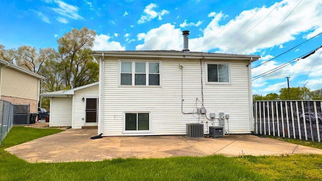 rear view of house with a patio area
