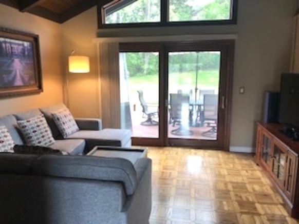 23105 N High Ridge Rd, Barrington, IL 60010 - living room with baseboards and wooden ceiling