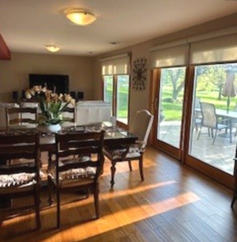 23105 N High Ridge Rd, Barrington, IL 60010 - dining room with wood finished floors