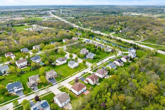 405 Lela Ln, Bartlett, IL 60103 - aerial overview of property's location with a large body of water and nearby suburban area