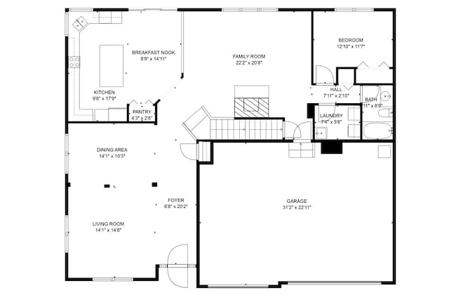 405 Lela Ln, Bartlett, IL 60103 - property floor plan