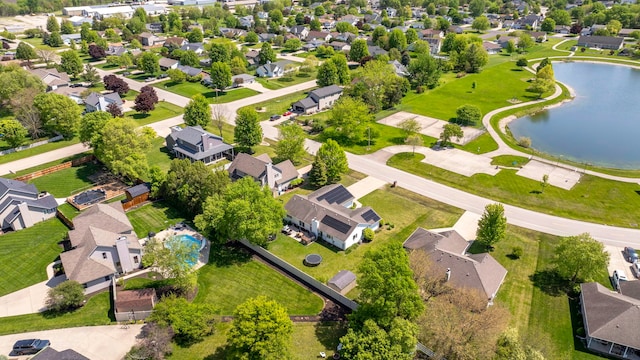 2588 Big Bluestem Rd, Morris, IL 60450 - aerial view of residential area with a nearby body of water