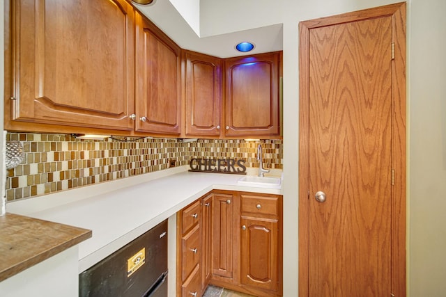 laundry room with a sink