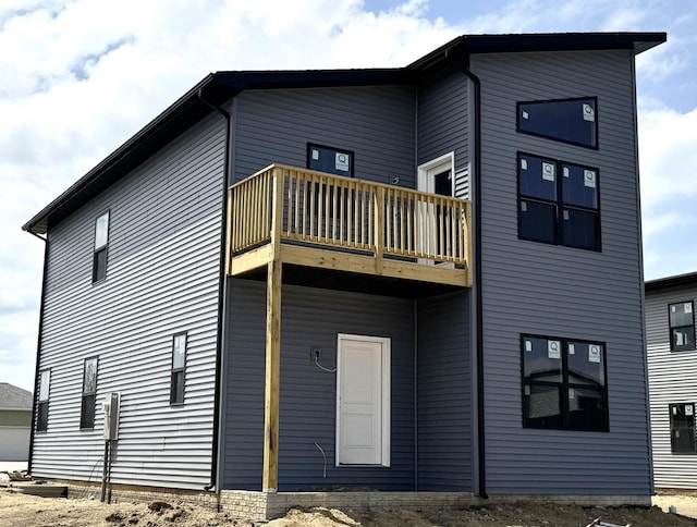 775 Kristin Dr, Normal, IL 61761 - rear view of house featuring a wooden deck