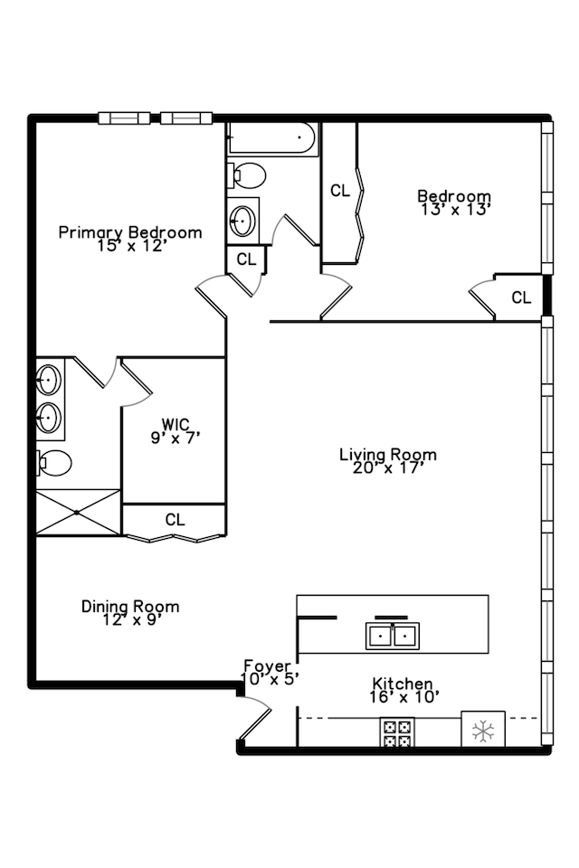 2020 St Johns Ave Unit 507, Highland Park, IL 60035 - property floor plan