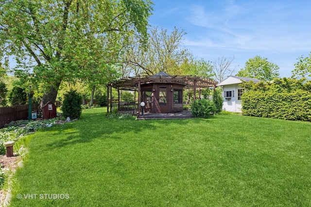 15508 Lavergne Ave, Oak Forest, IL 60452 - view of yard with a pergola and a patio area