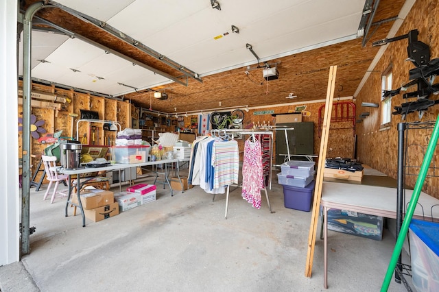 storage area with a garage