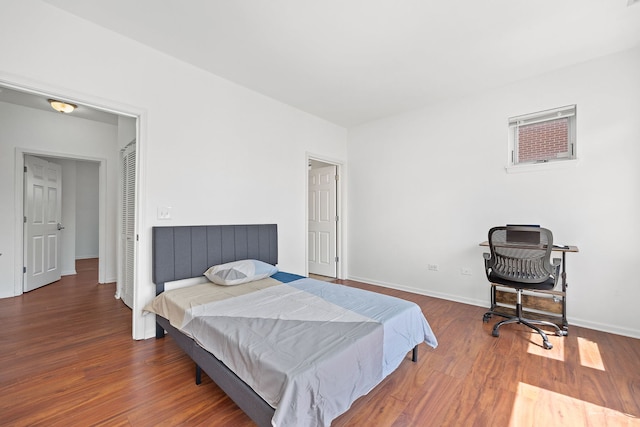 758 W 15th St Unit 3A, Chicago, IL 60607 - bedroom with baseboards and wood finished floors
