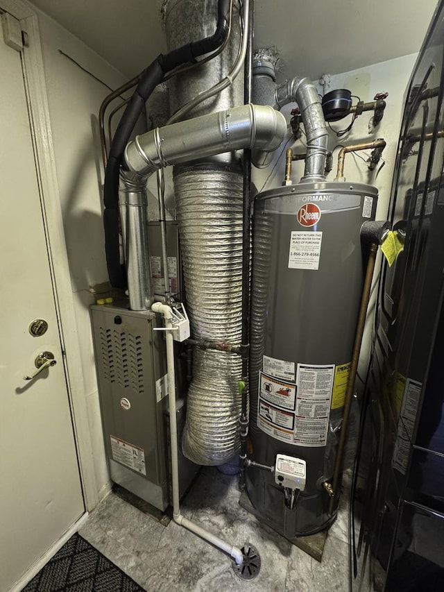 utilities featuring water heater