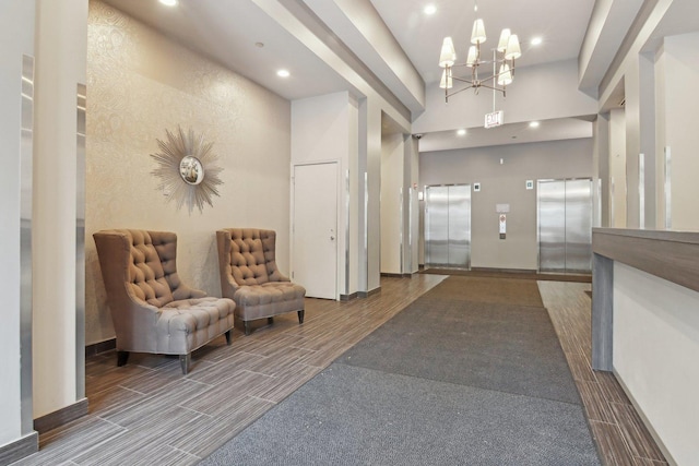 451 W Huron St Unit 1401, Chicago, IL 60654 - community lobby featuring recessed lighting